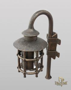 Kované nástenné svietidlo KLASIK Malý - exteriérová lampa (SE0421)